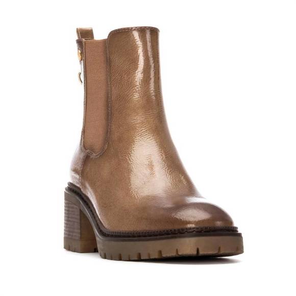 NEW XTI women's 144277 heeled booties in beige